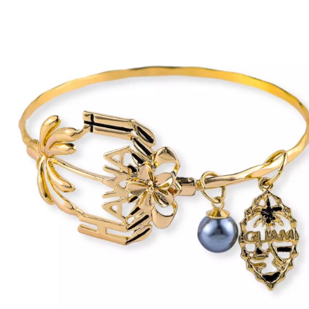 14k gold plated Hawaiian Polynesian bracelets